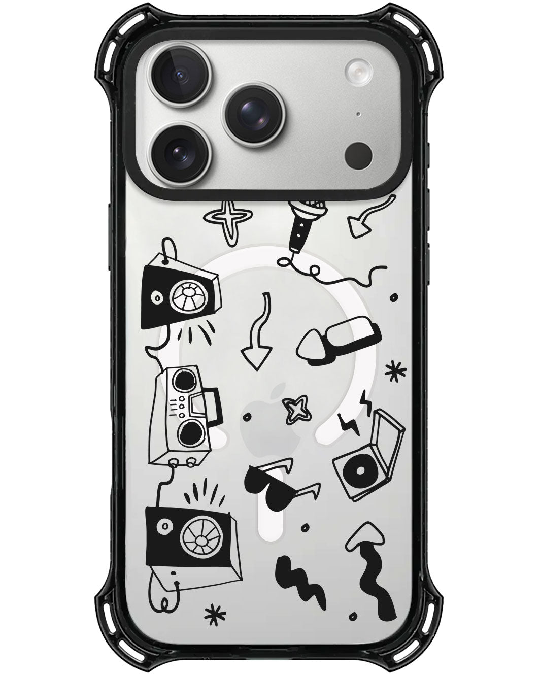 iPhone Rearguard UltimateX - Rock n Roll Black