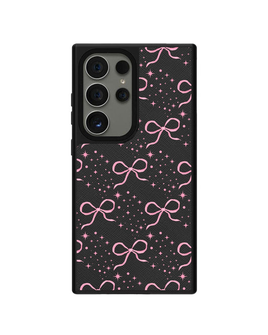 Android Leather Grip - Coquette Glittery Bow