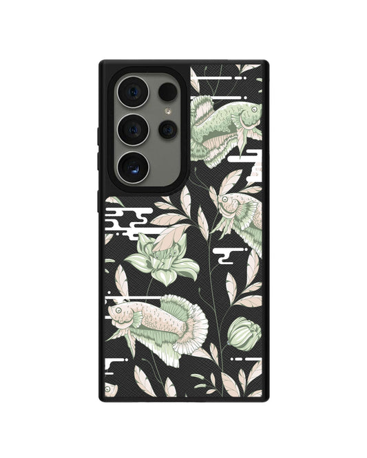 Android Leather Grip - Fish & Floral 6.0