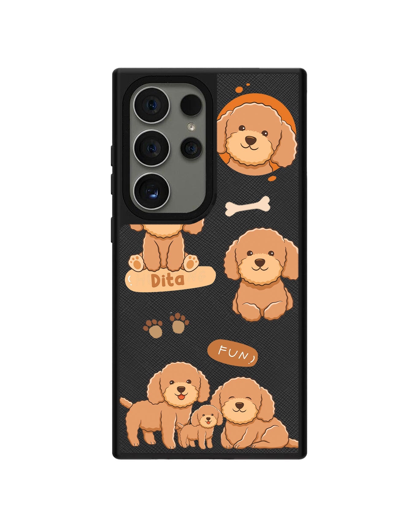Android Leather Grip - Poodle Squad 4.0