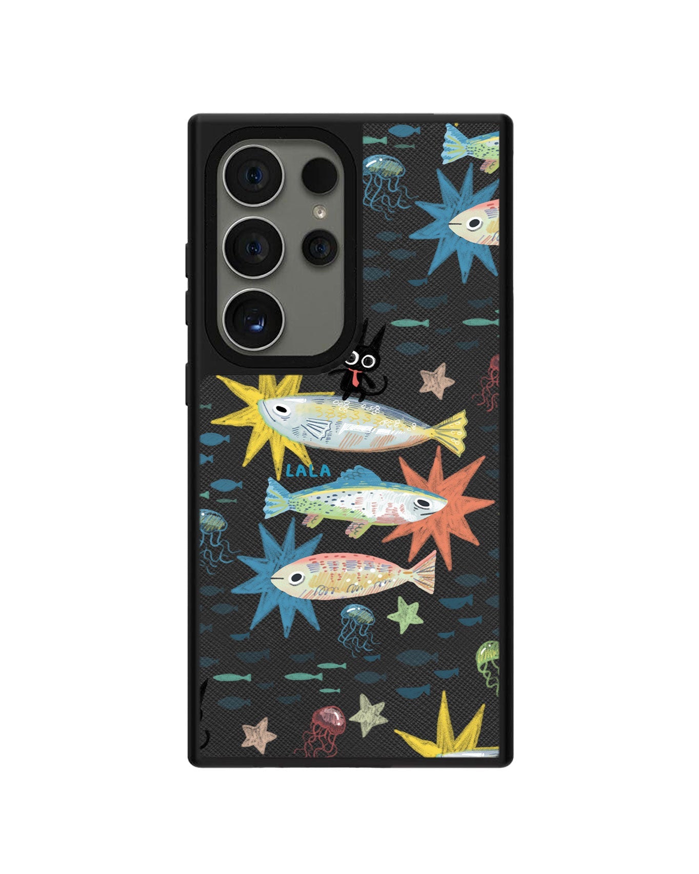 Android Leather Grip - The Fish Surfer