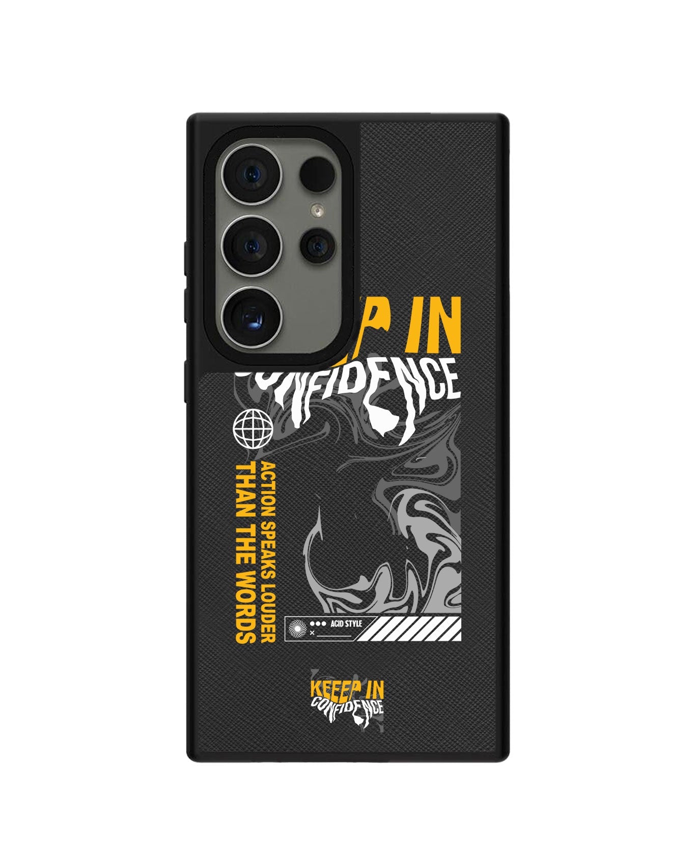 Android Leather Grip - Keep in Confidence