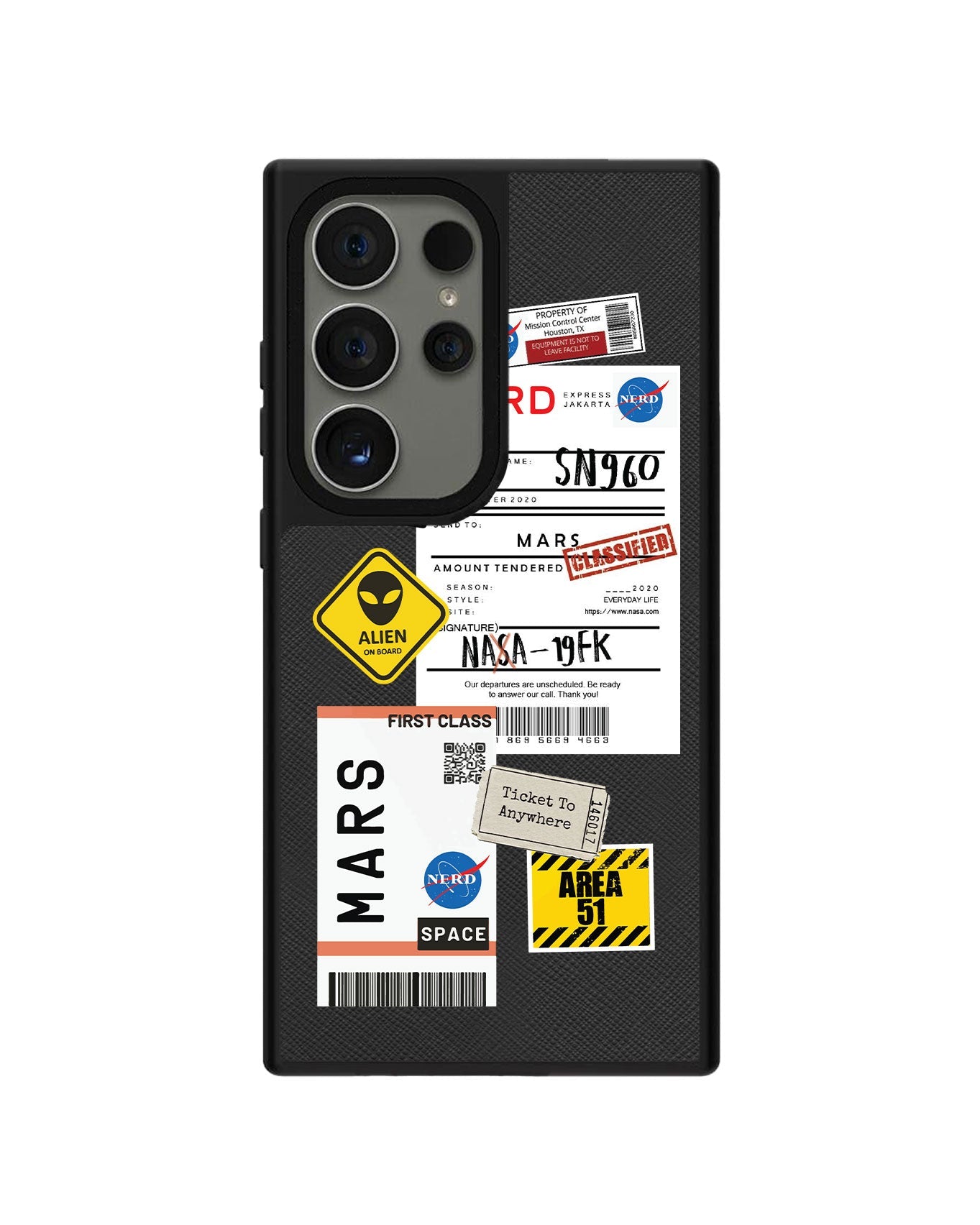 Android Leather Grip - Ticket to Mars