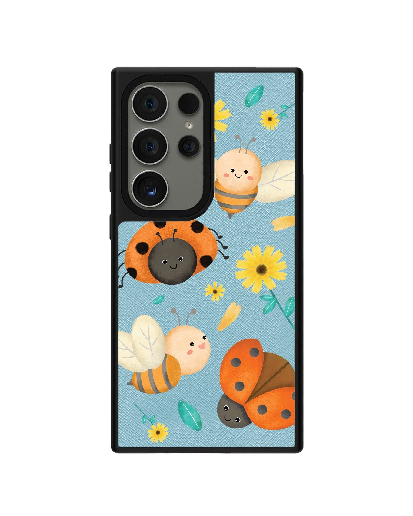 Android Leather Grip - Lady Bug & Bee