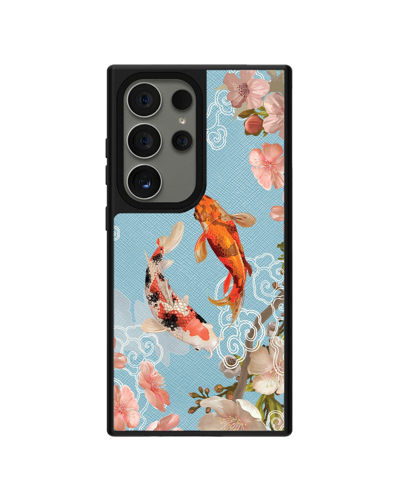 Android Leather Grip - Oil Painting Koi