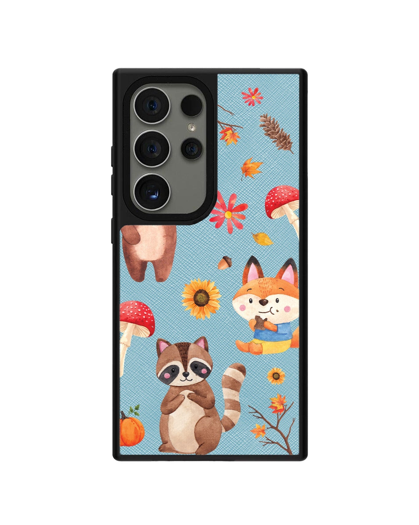 Android Leather Grip - Autumn Animals