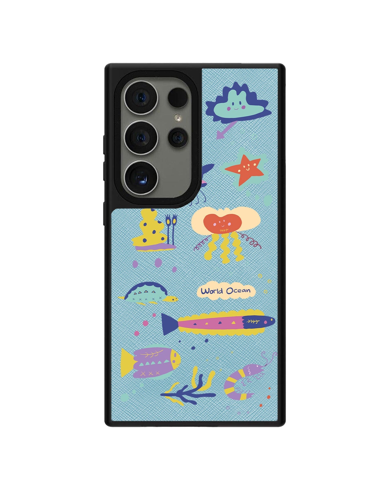 Android Leather Grip - Ocean World