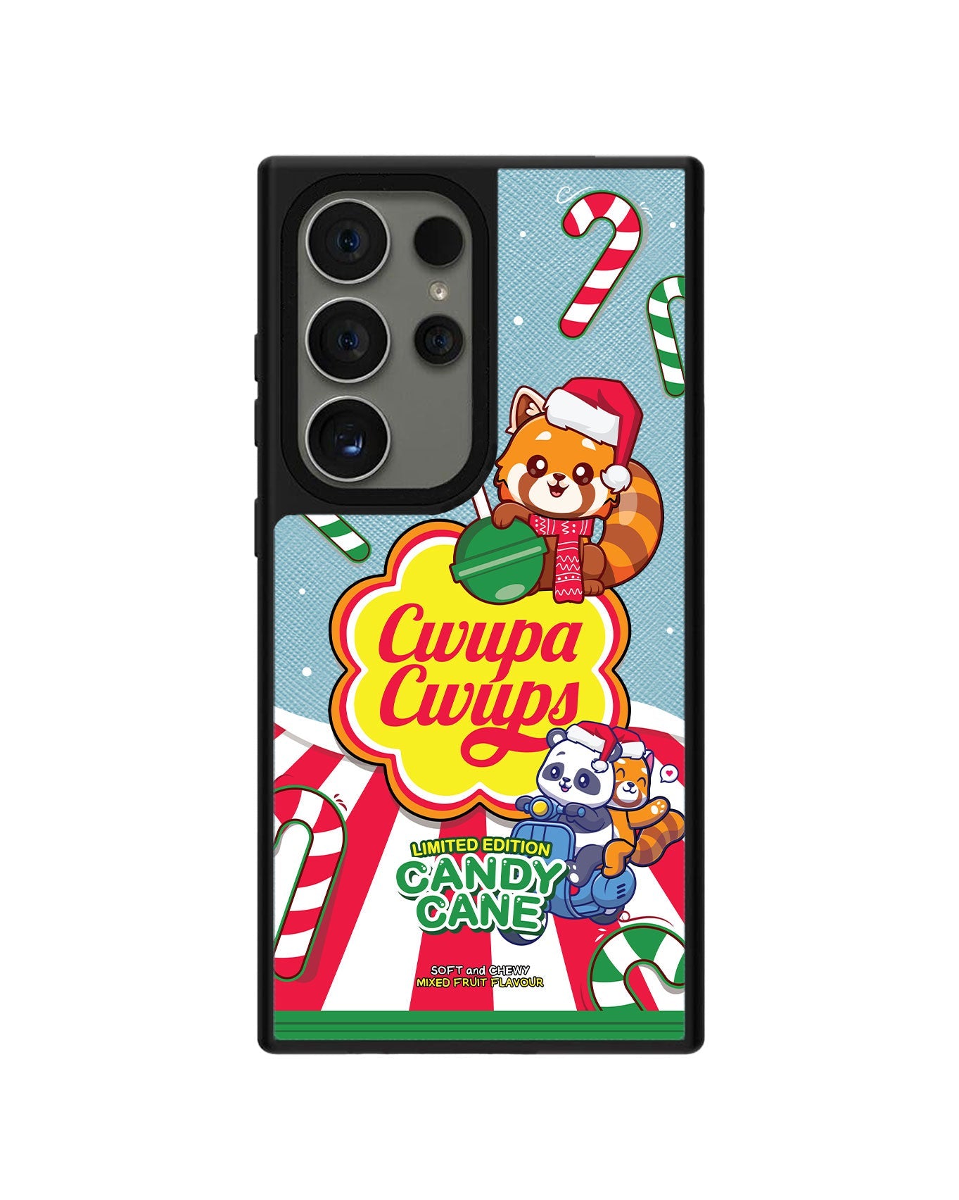 Android Leather Grip - Cwupa Cwups Christmas