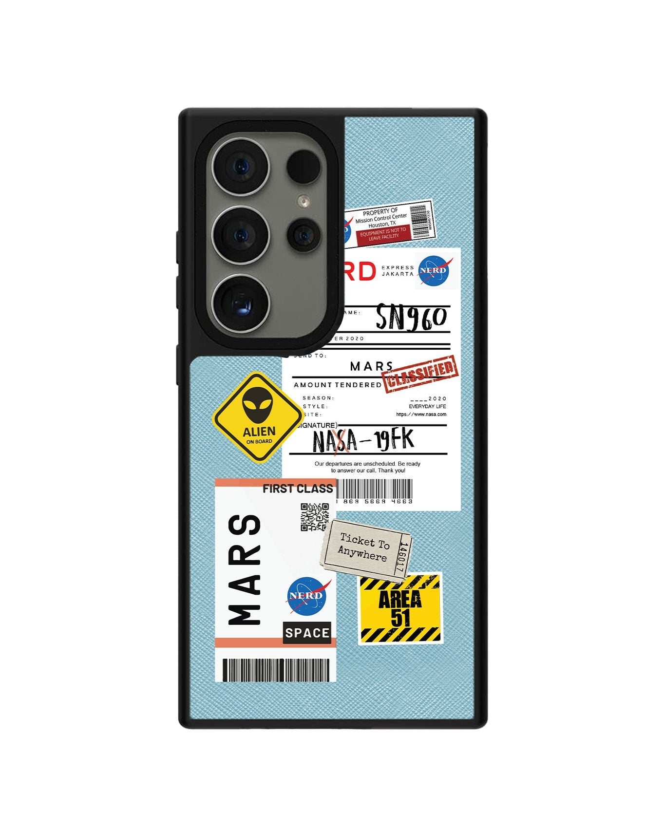 Android Leather Grip - Ticket to Mars