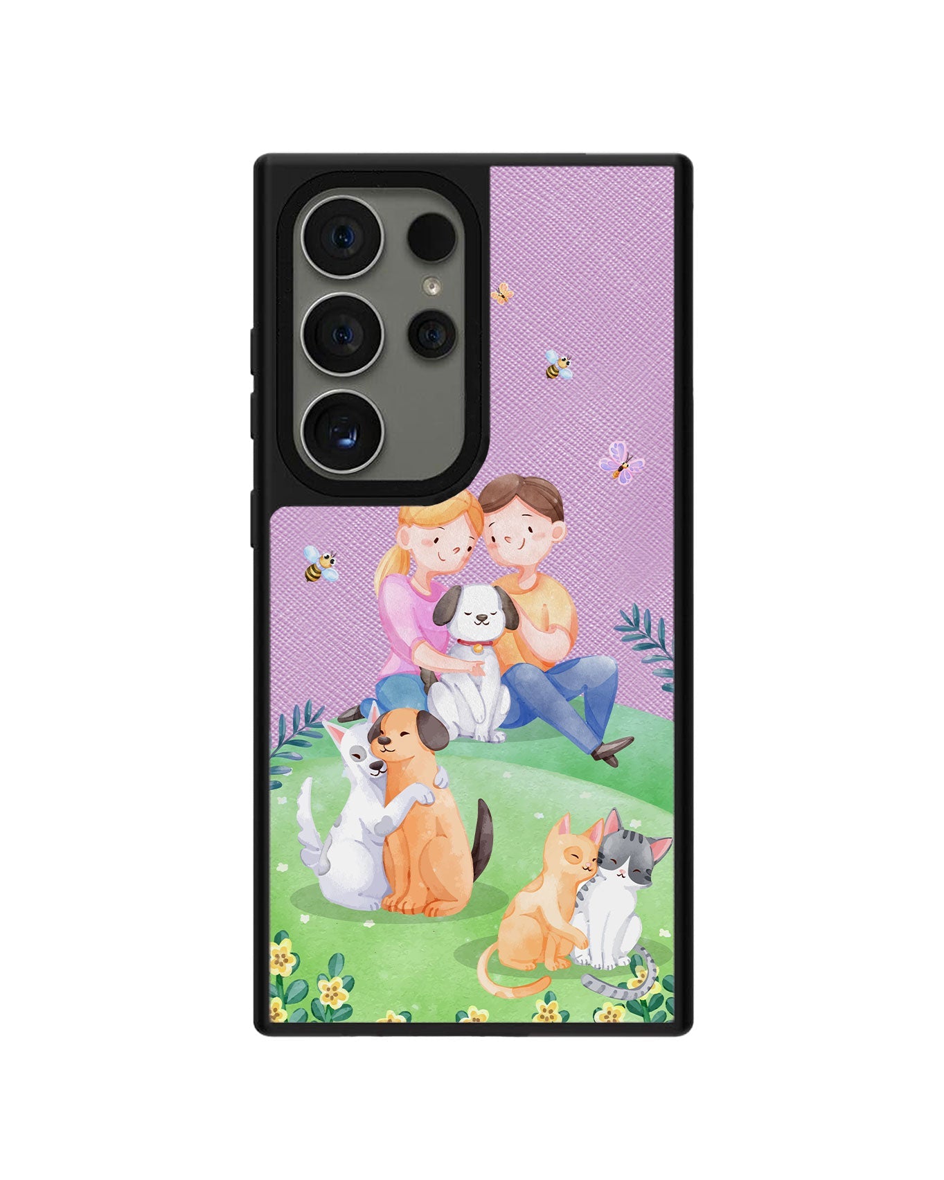 Android Leather Grip - Adorable Animals