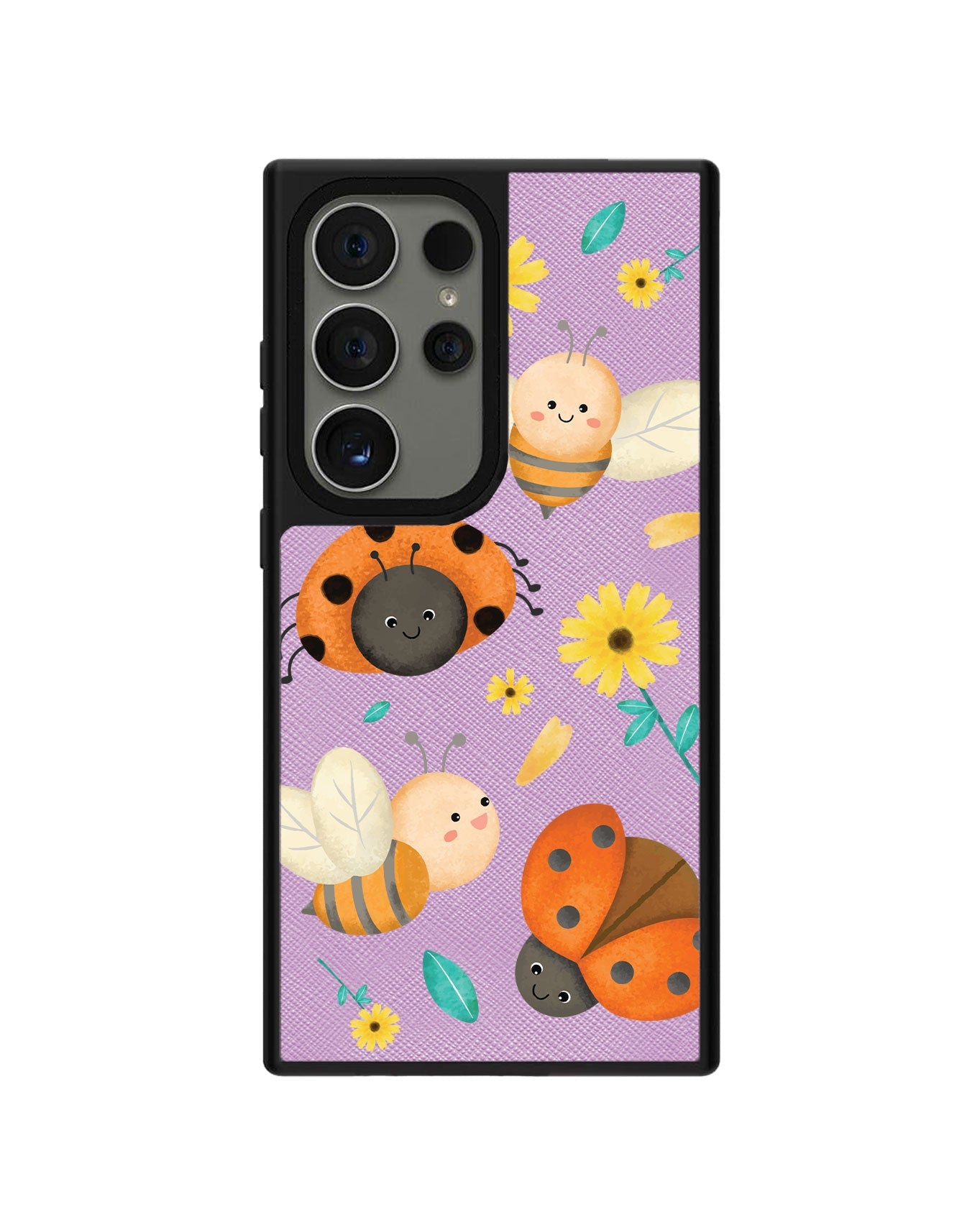 Android Leather Grip - Lady Bug & Bee