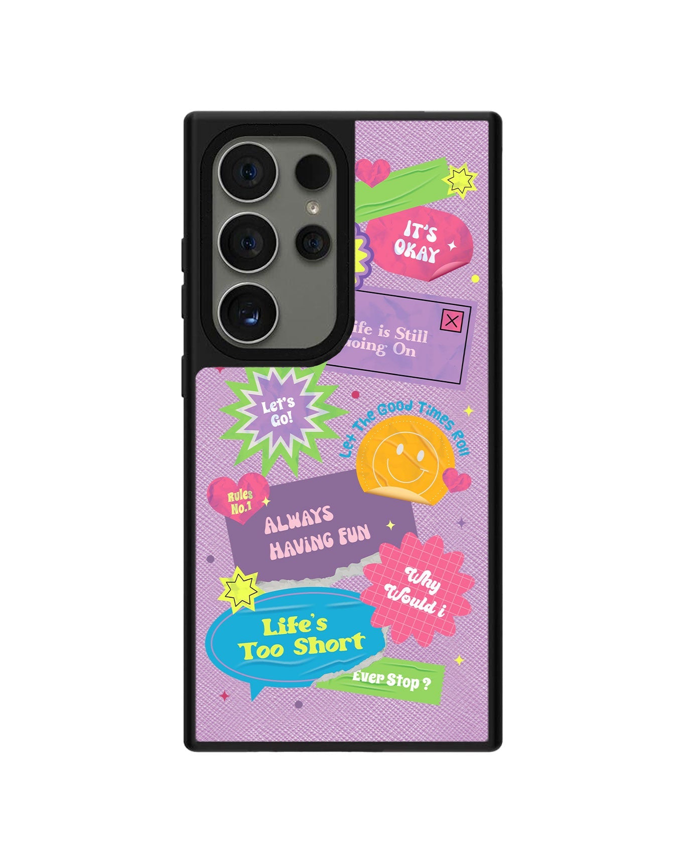Android Leather Grip - Life's Too Short