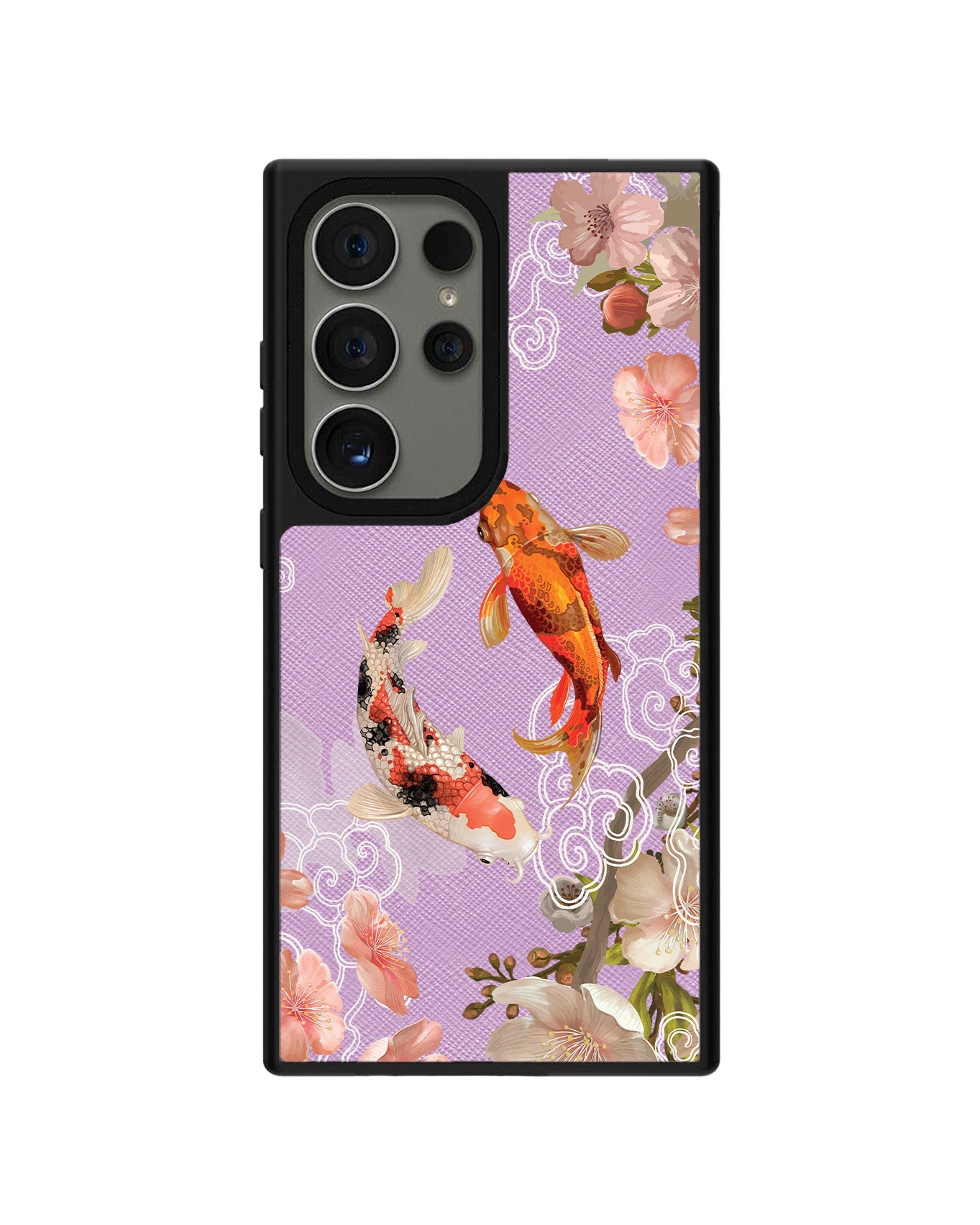 Android Leather Grip - Oil Painting Koi