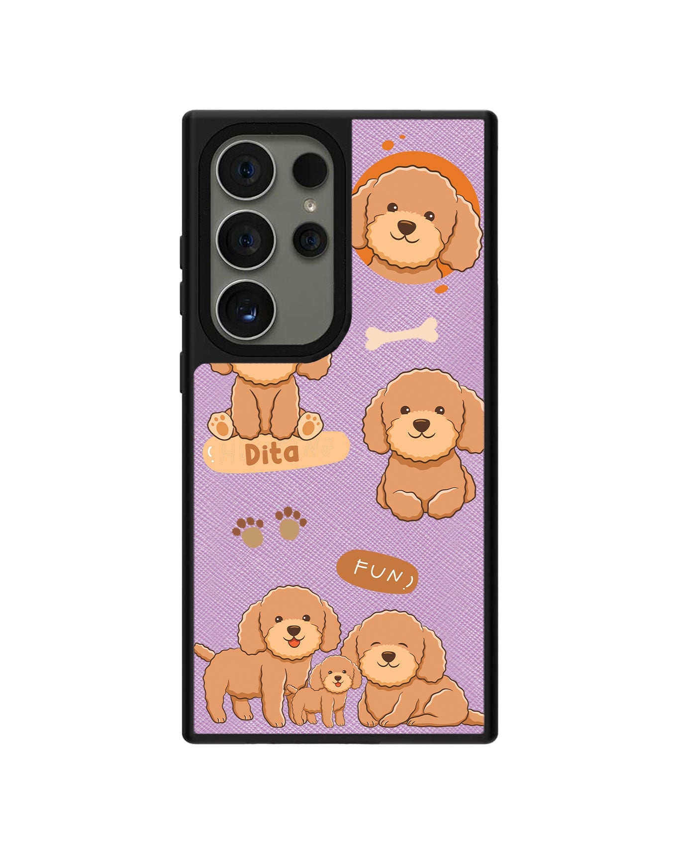 Android Leather Grip - Poodle Squad 4.0