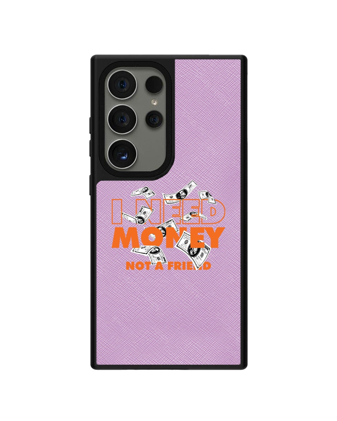 Android Leather Grip - Money Better Than Friends