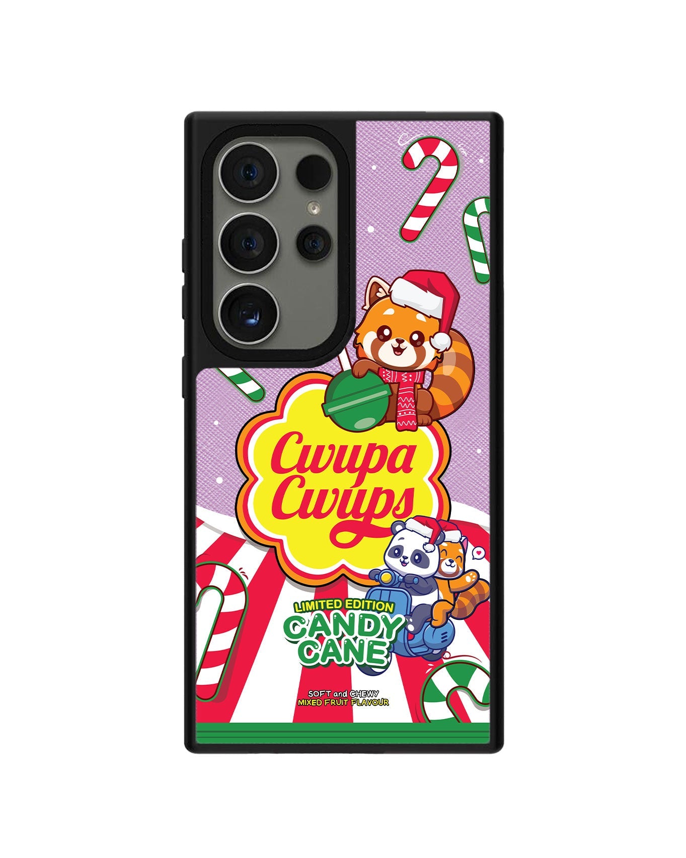 Android Leather Grip - Cwupa Cwups Christmas
