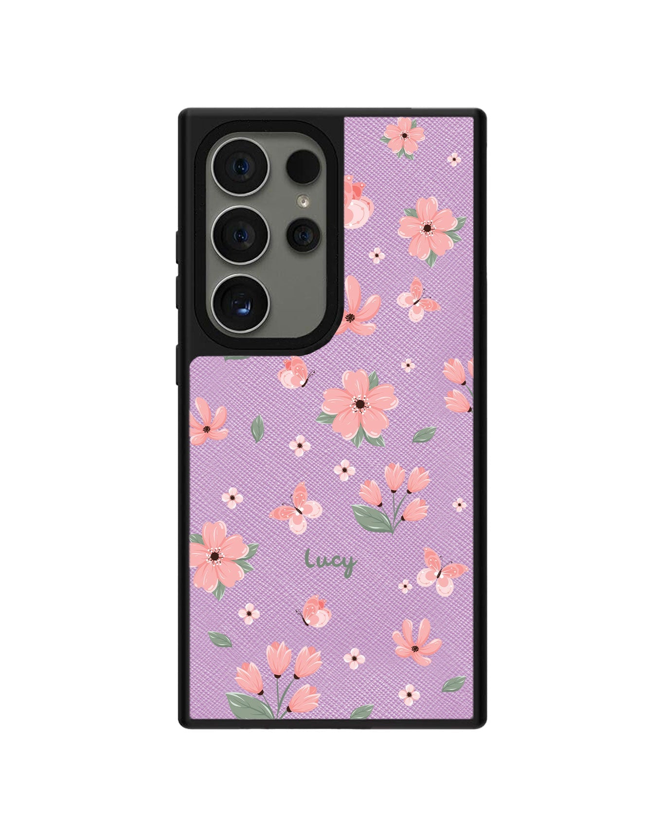 ด้ามจับหนัง Android - Pink Delight