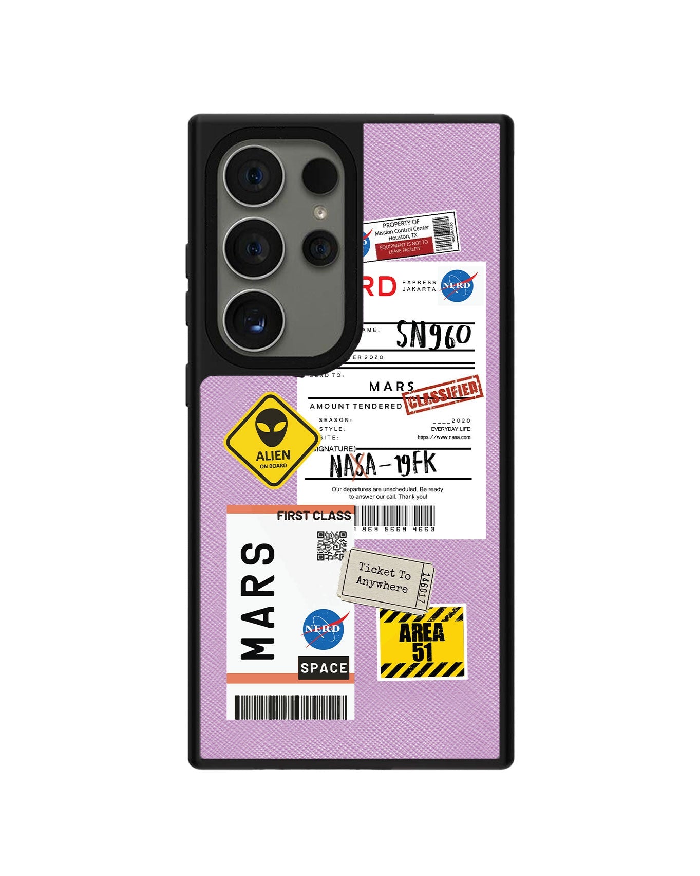 Android Leather Grip - Ticket to Mars