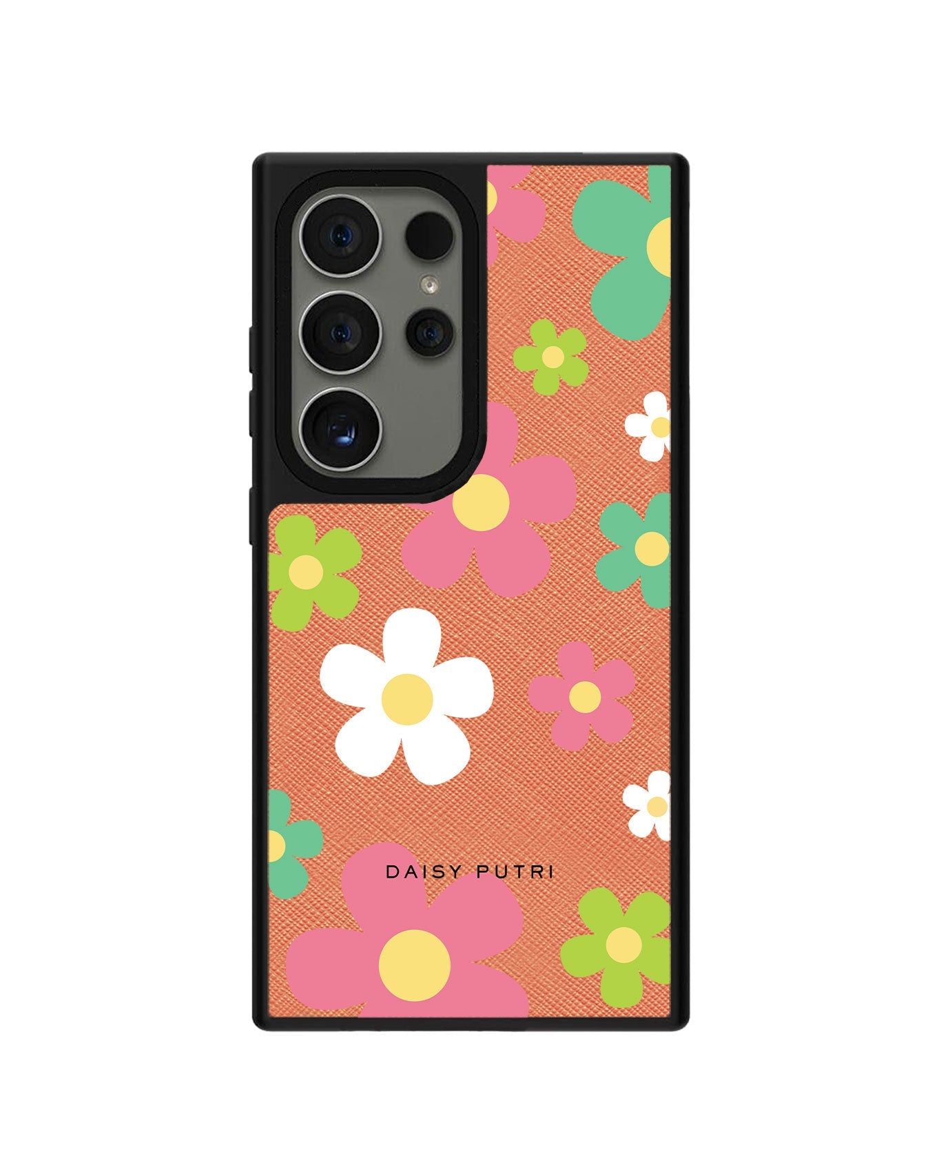 Android Leather Grip - Daisy Wild