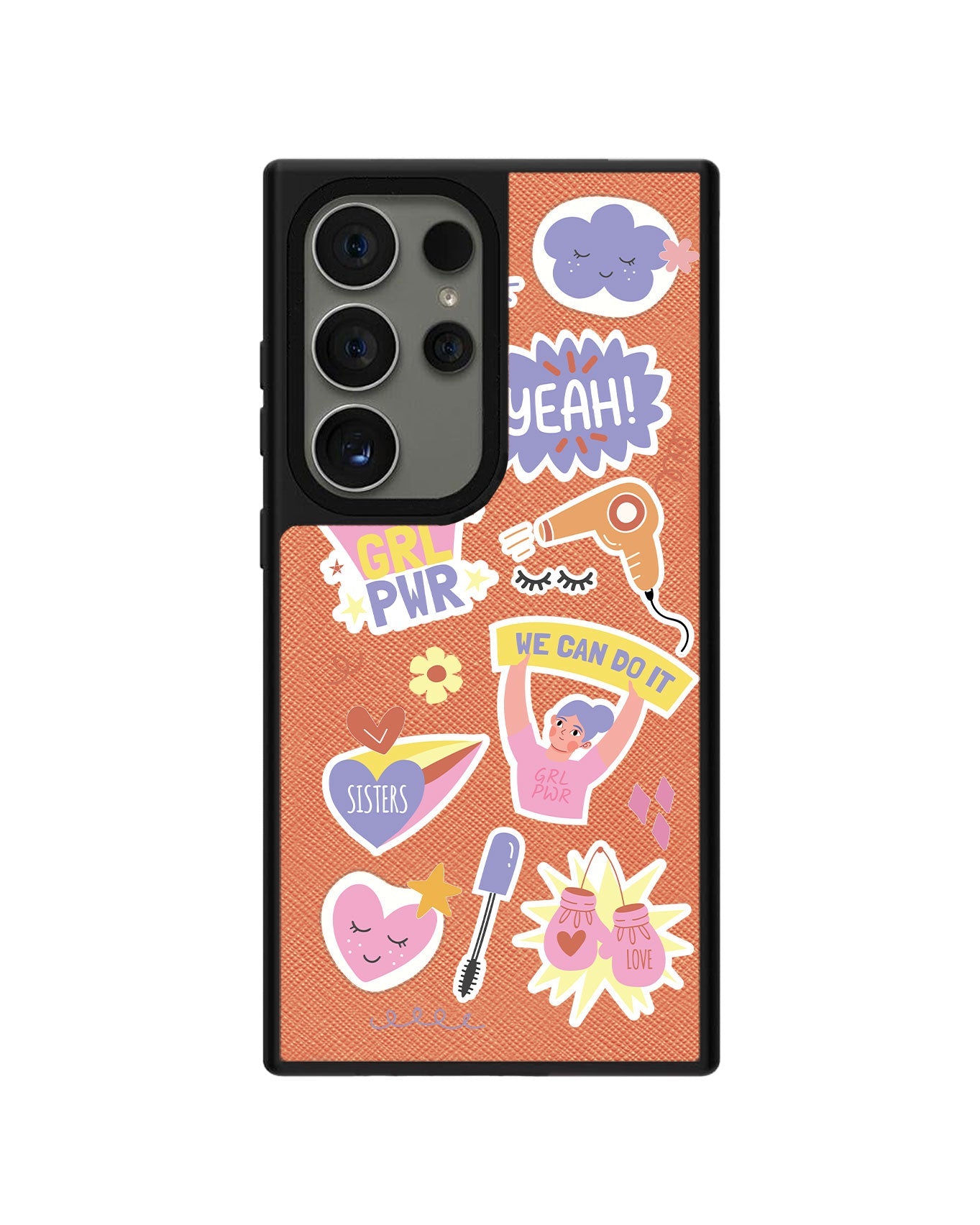 Android Leather Grip - Girl Power Sticker Pack