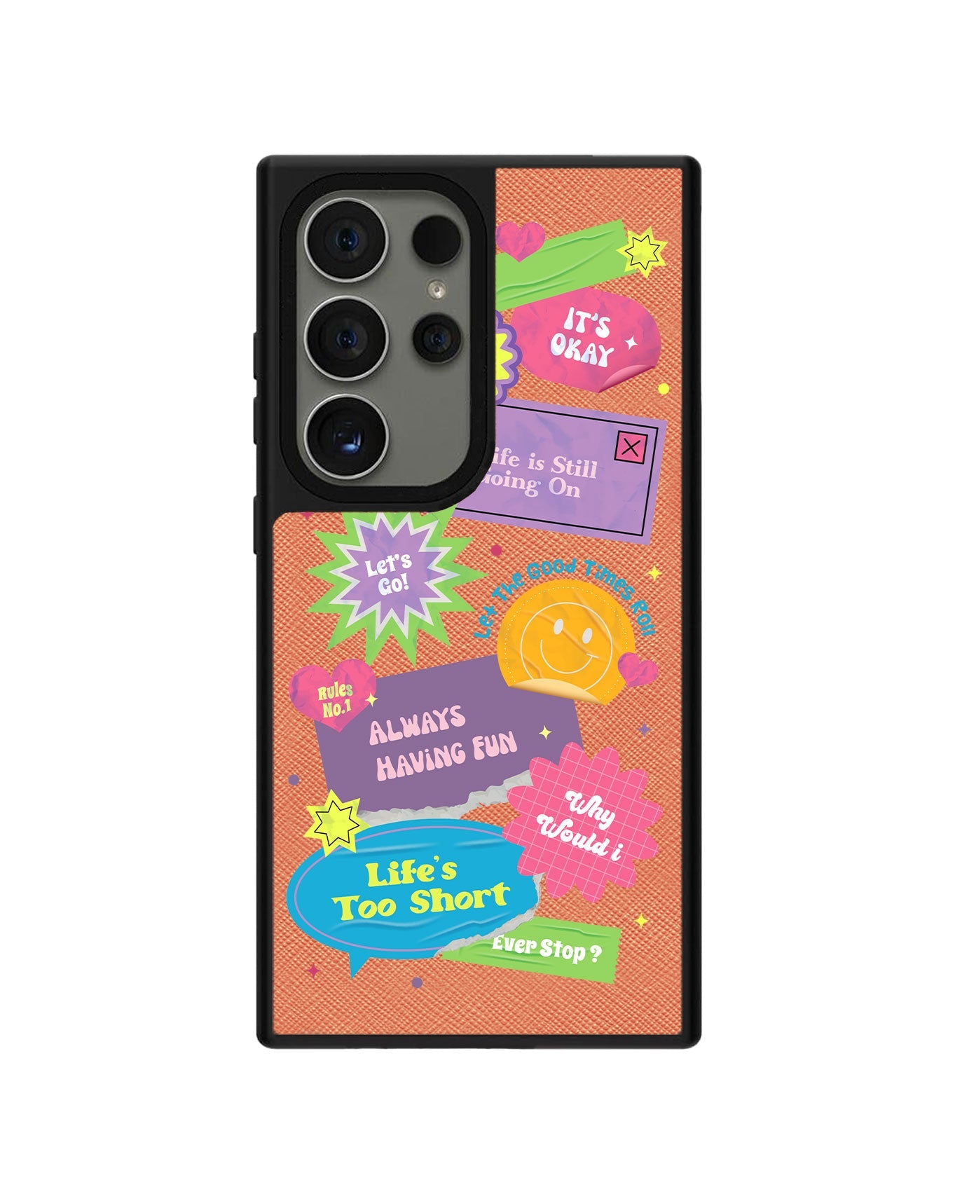Android Leather Grip - Life's Too Short