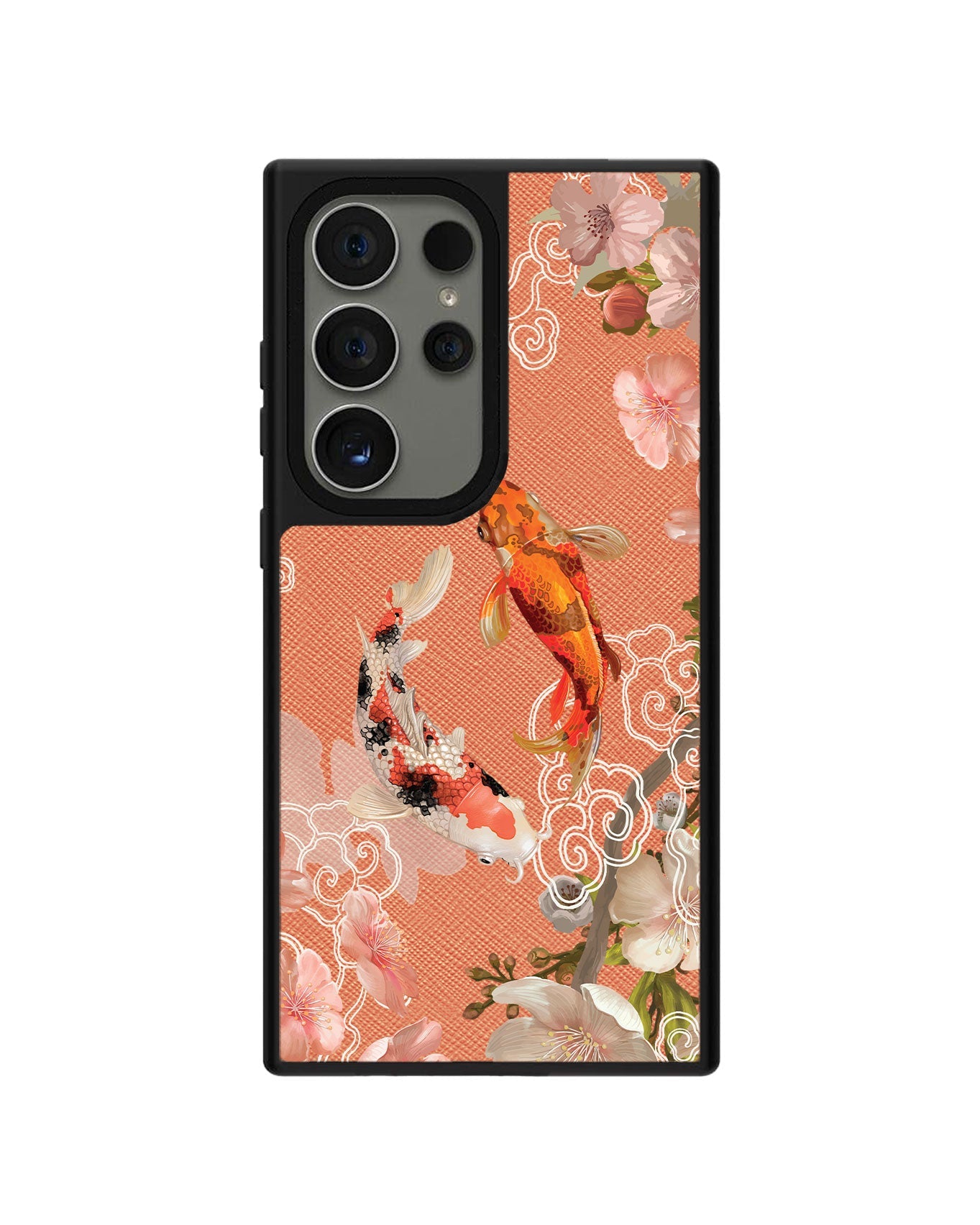 Android Leather Grip - Oil Painting Koi