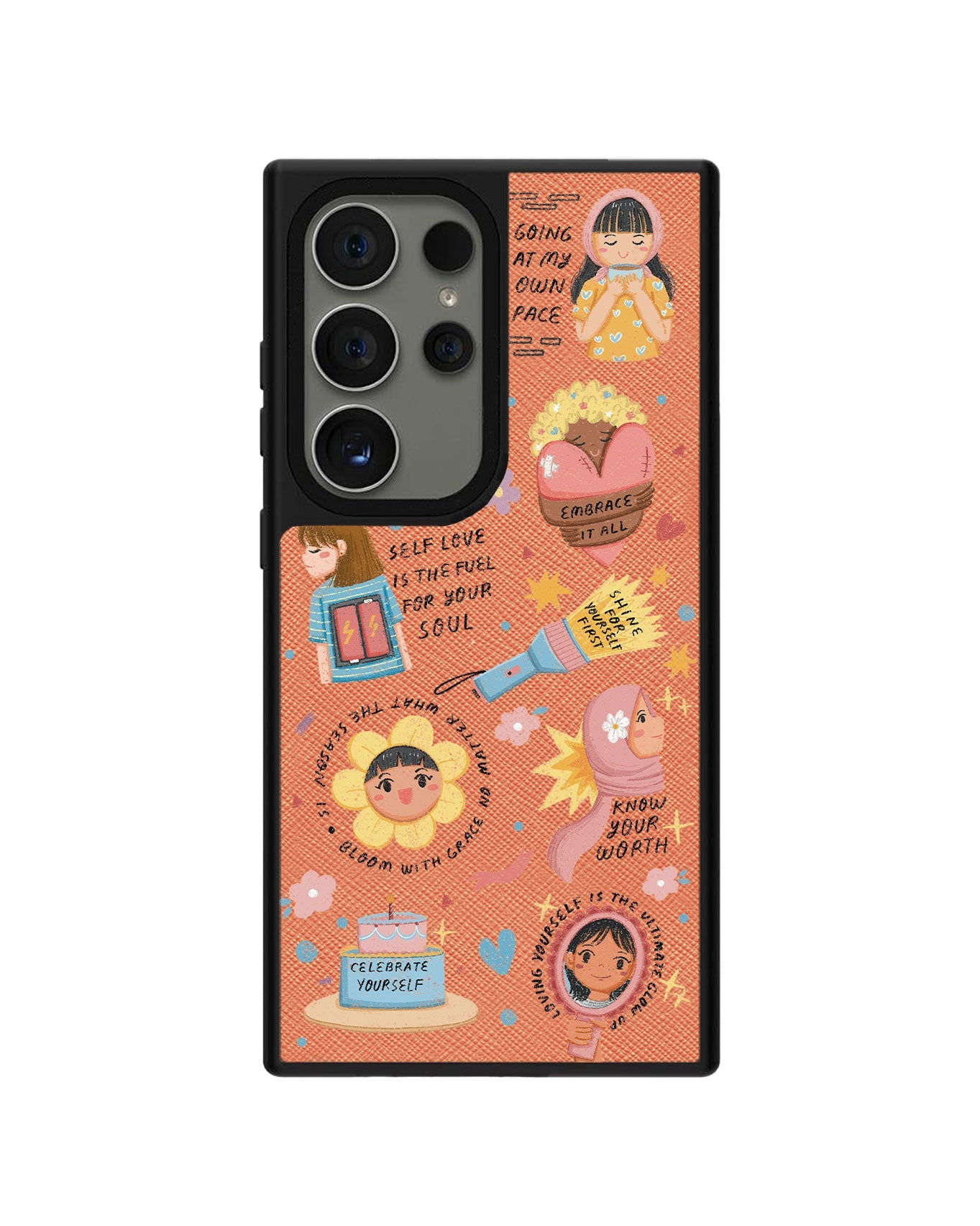Android Leather Grip - Self Love Club