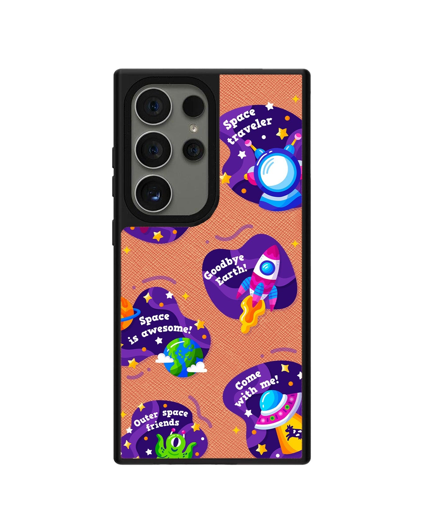 Android Leather Grip - Space Traveller