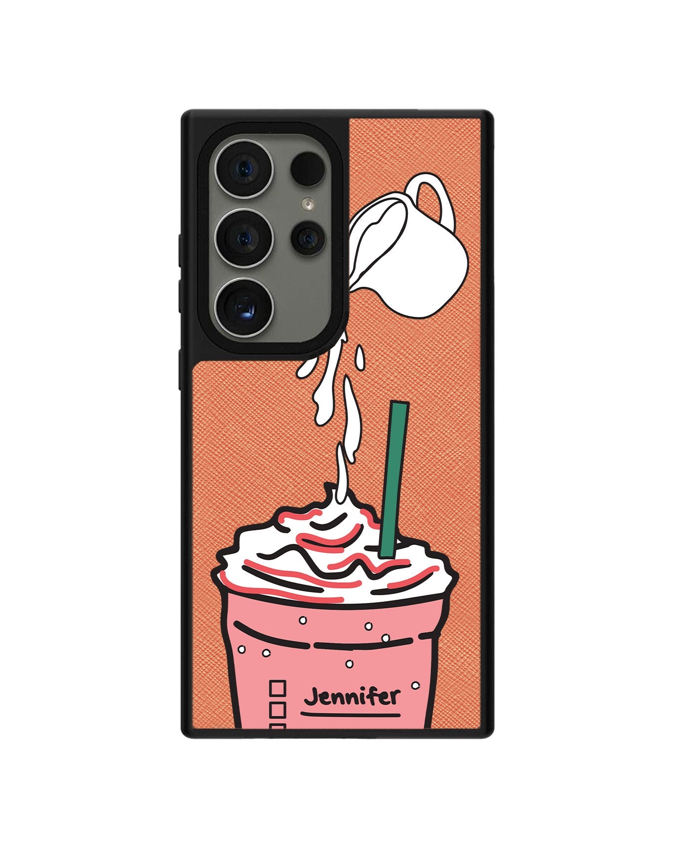 Android Leather Grip - Raspberry Frappe