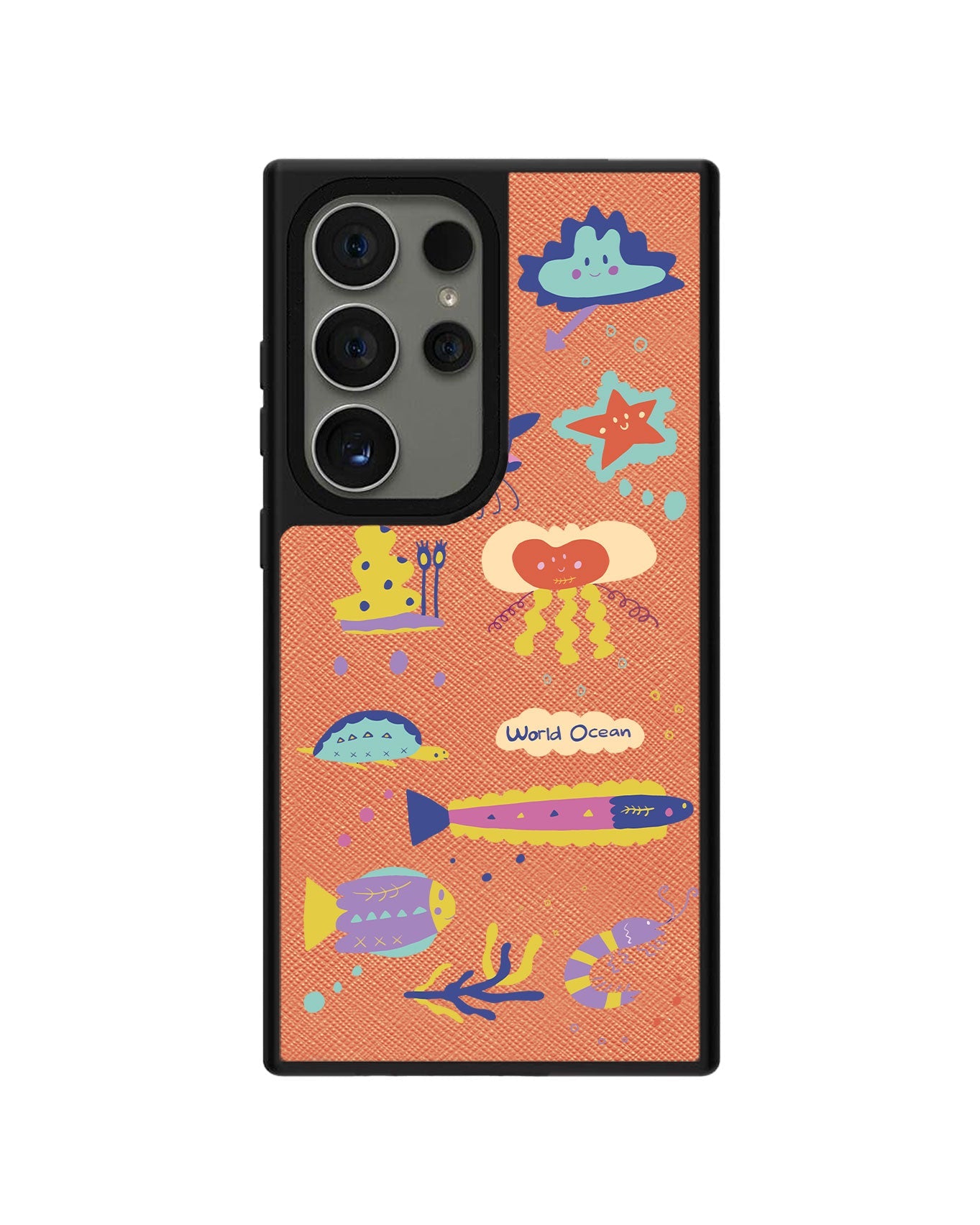 Android Leather Grip - Ocean World