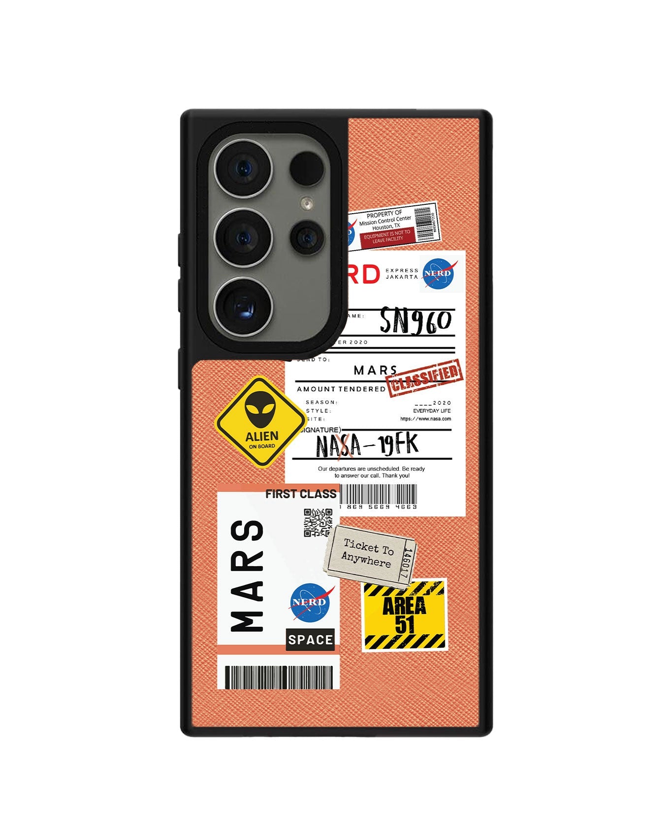 Android Leather Grip - Ticket to Mars