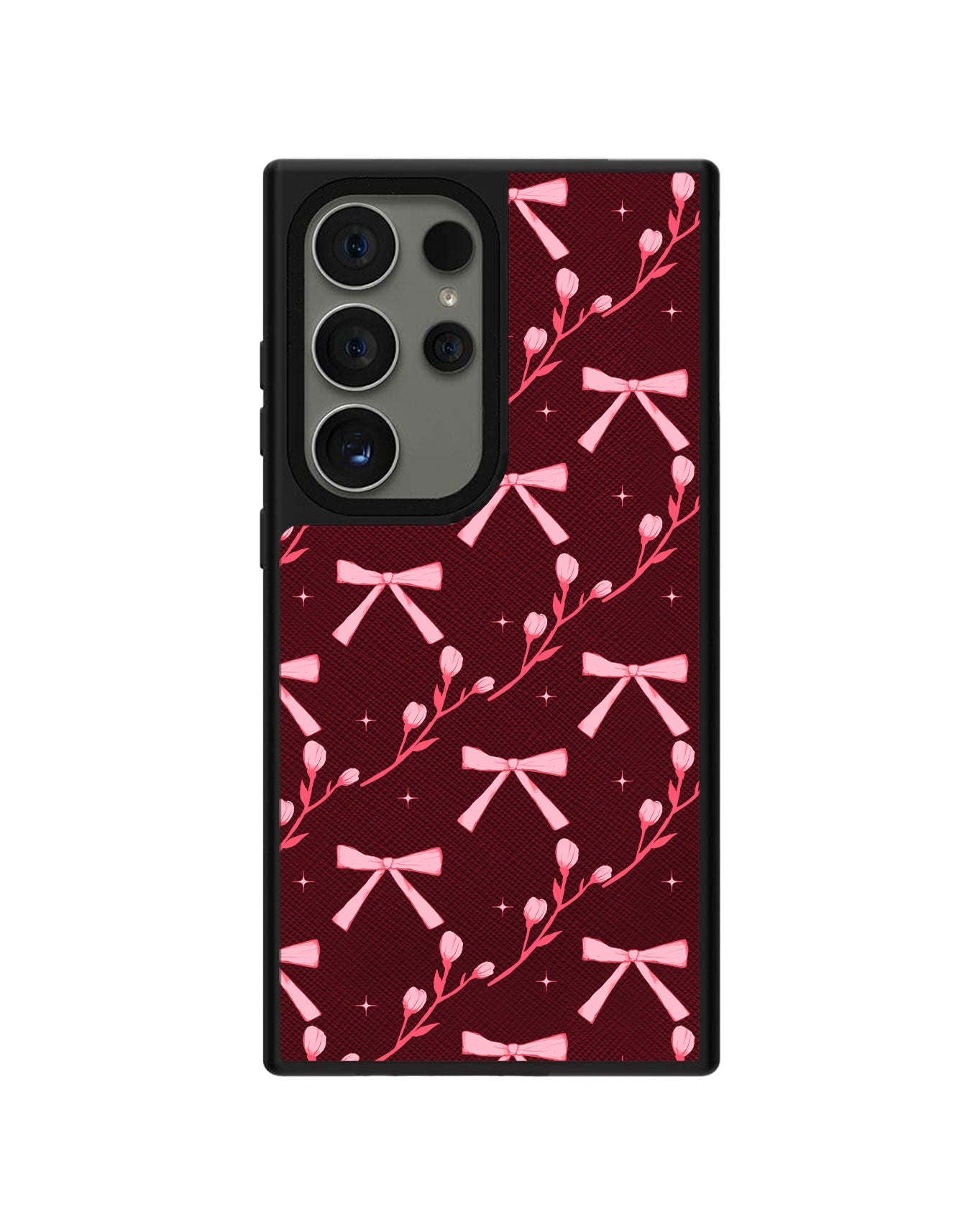Android Leather Grip - Coquette Floral