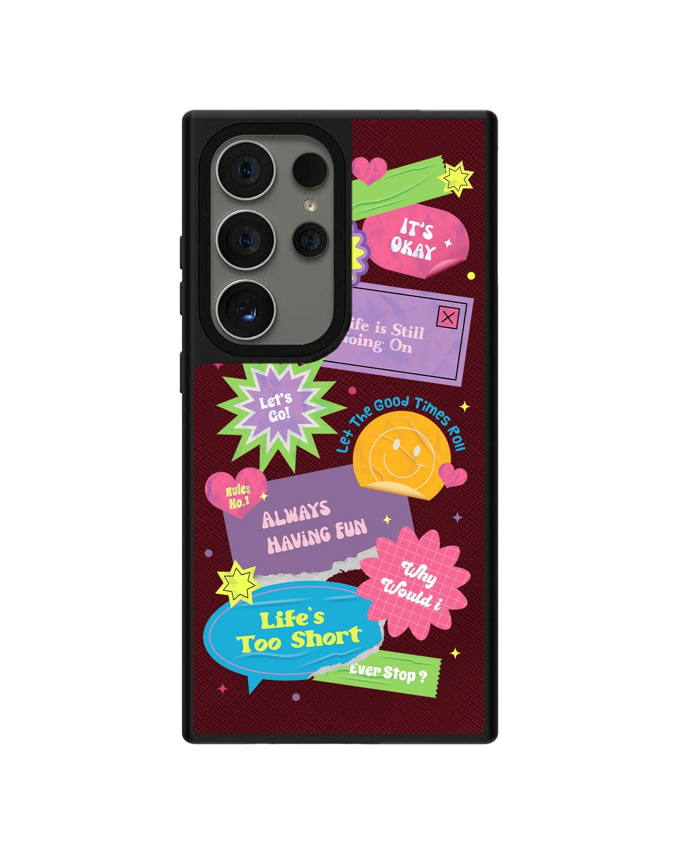 Android Leather Grip - Life's Too Short