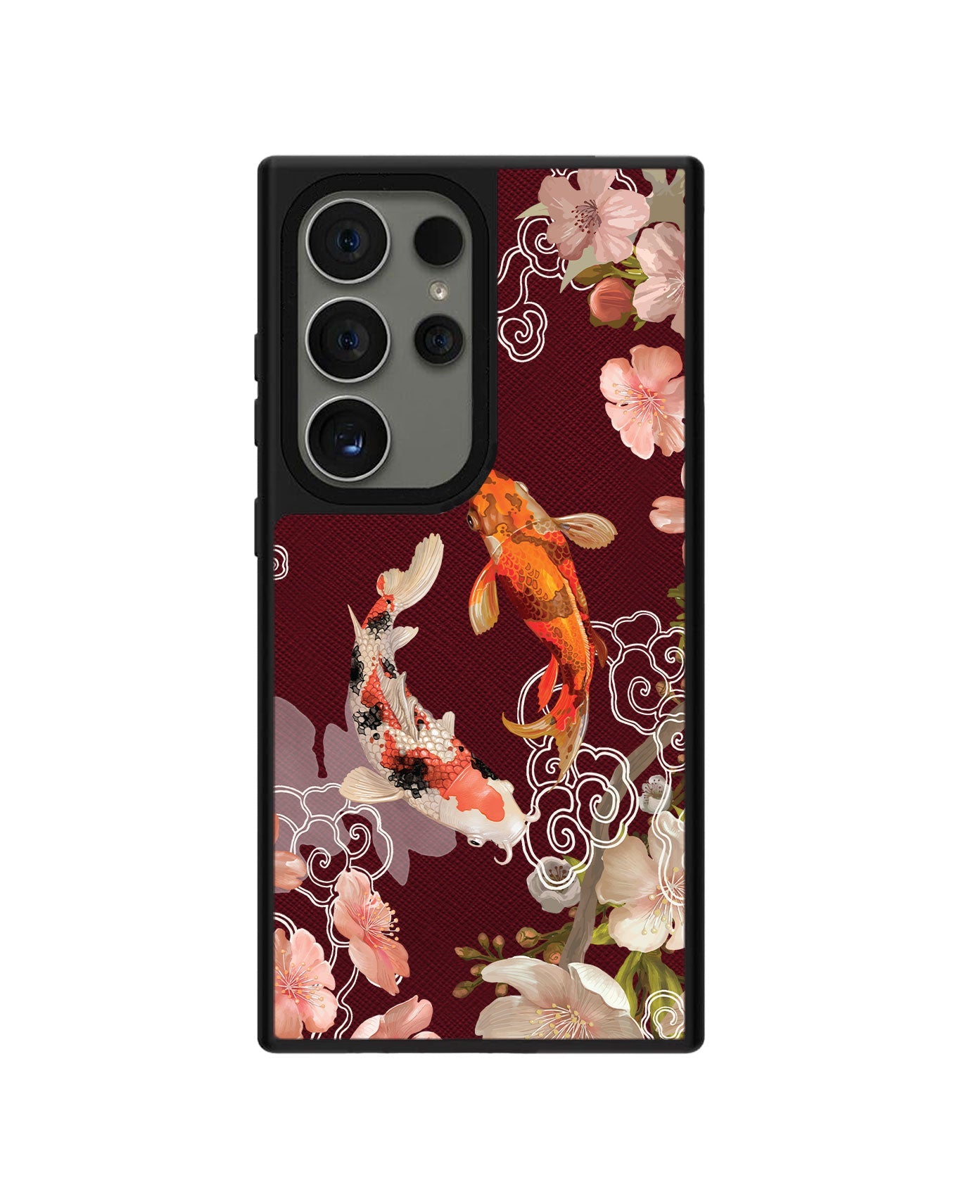 Android Leather Grip - Oil Painting Koi