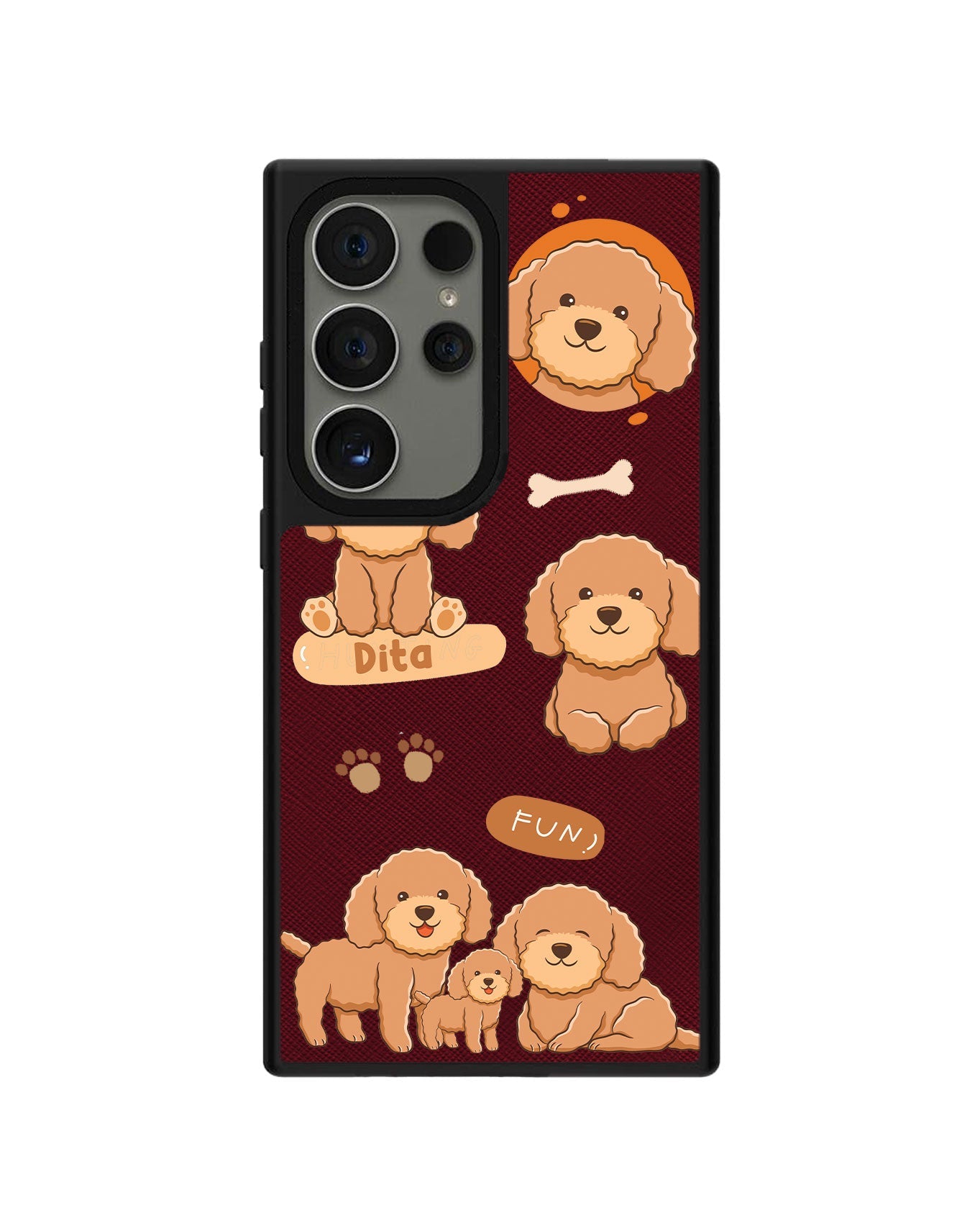 Android Leather Grip - Poodle Squad 4.0