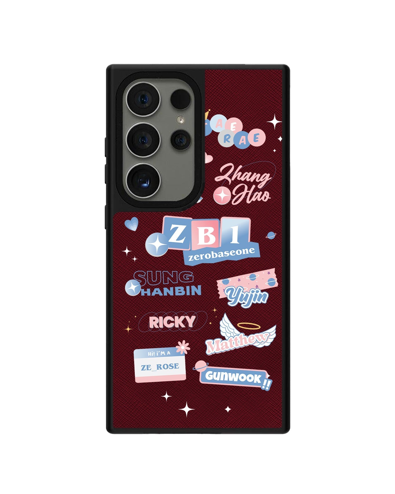 Android Leather Grip - Zerobaseone Members