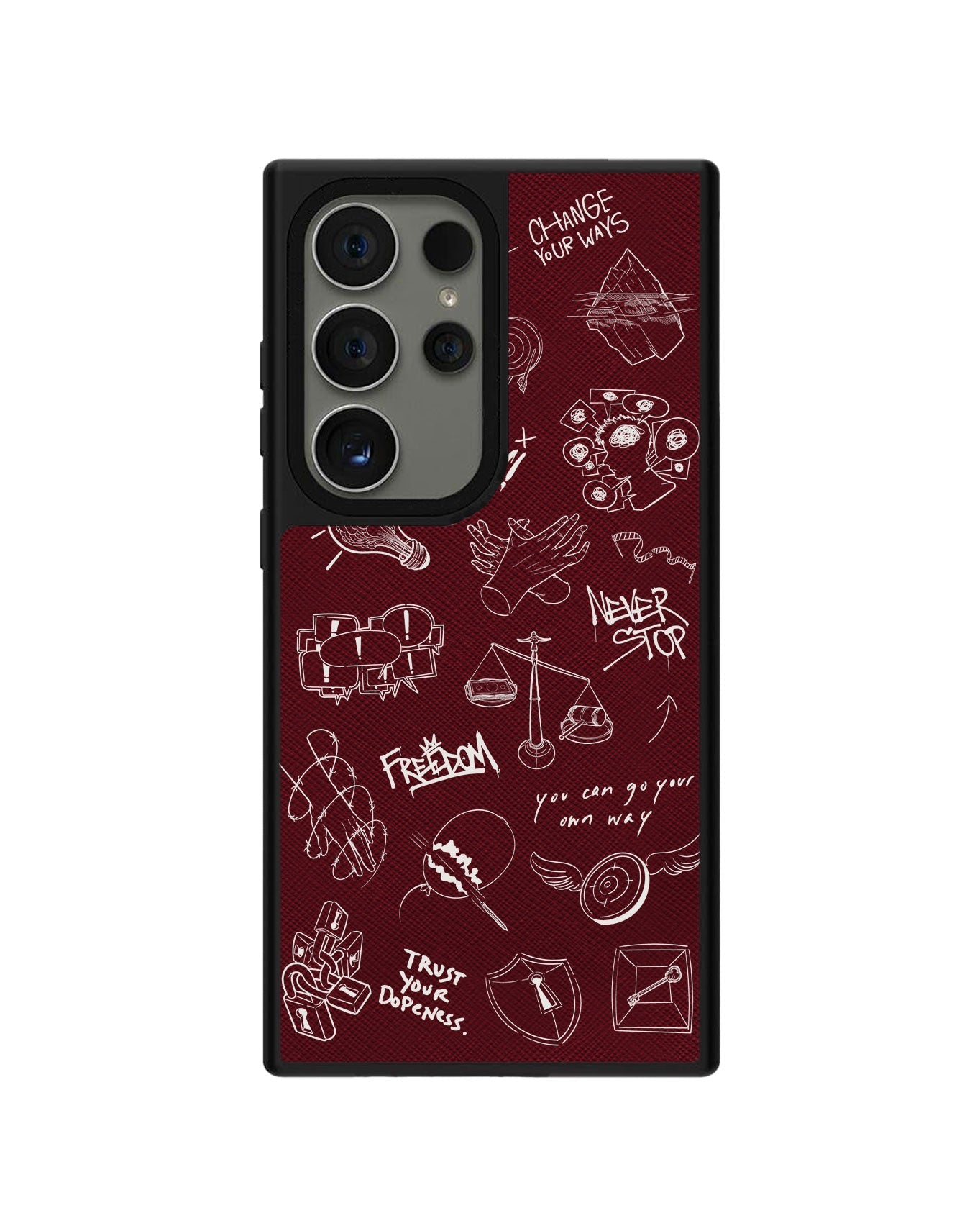 Android Leather Grip - Freedom