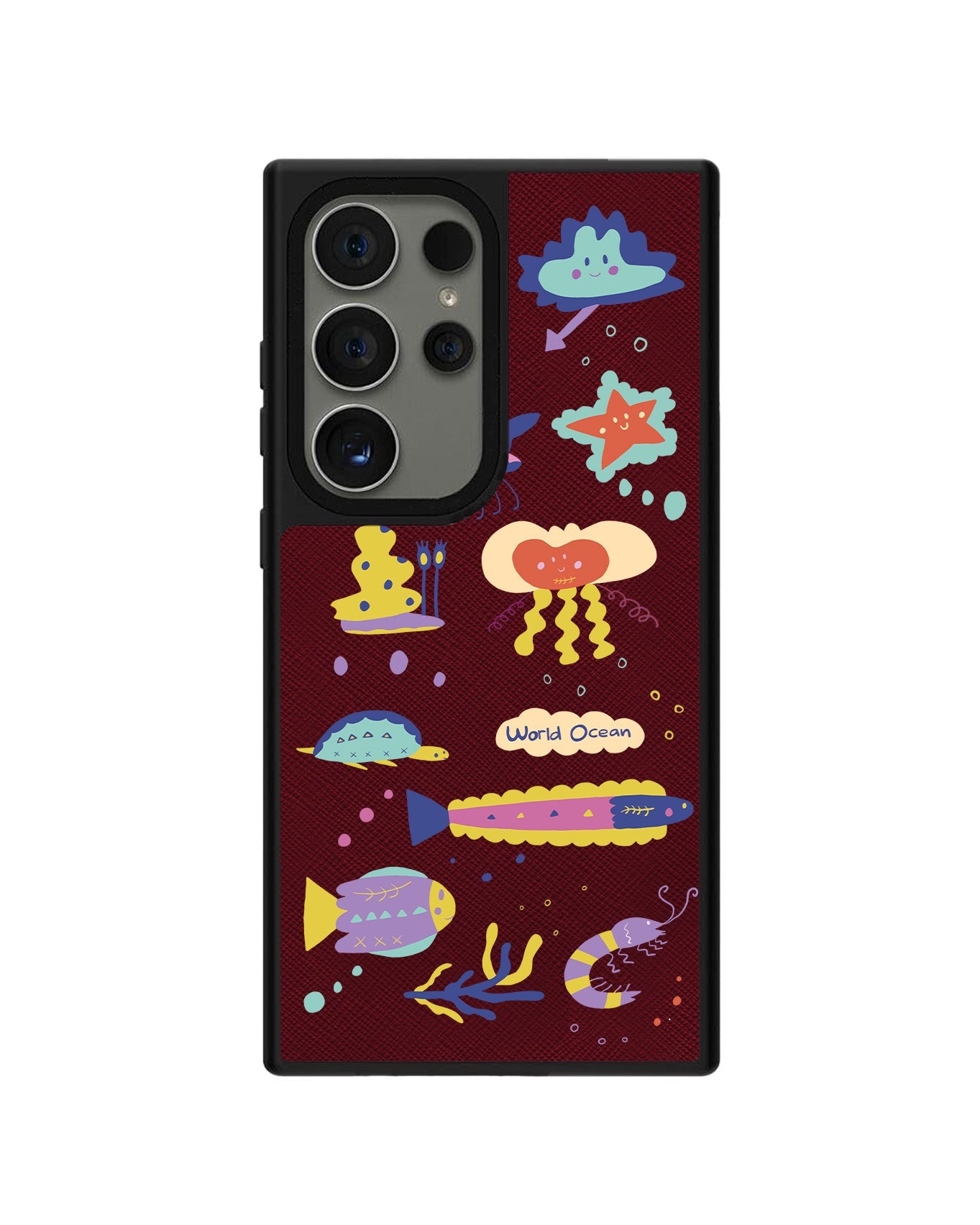 Android Leather Grip - Ocean World