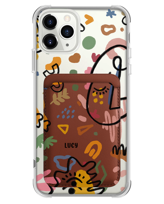 iPhone Magnetic Wallet Case - Abstract 5.0