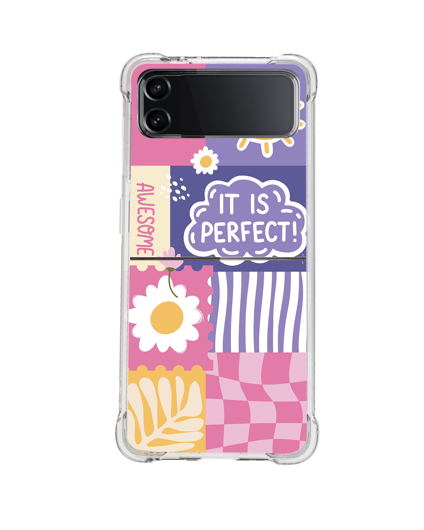 Android Flip / Fold Rearguard Hybrid - Abstract Quotes