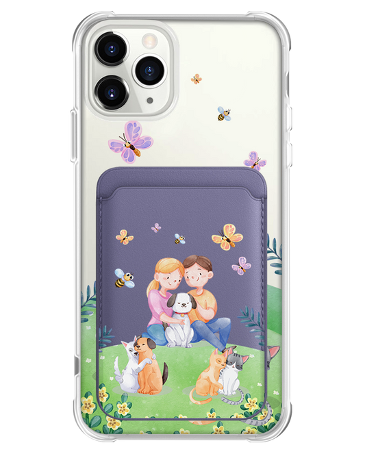 iPhone Magnetic Wallet Case - Adorable Animals