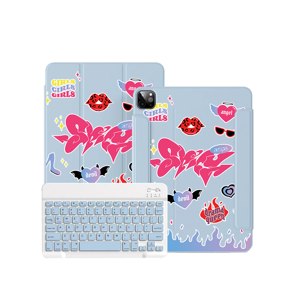 ฝาพับคีย์บอร์ดไร้สายสำหรับ iPad / Android - Aespa Spicy