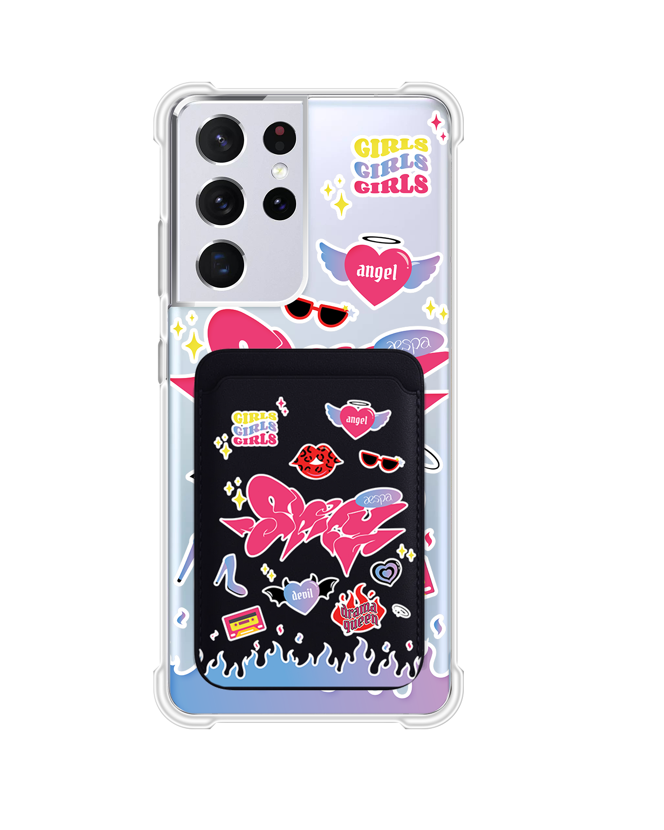 เคสกระเป๋าสตางค์แม่เหล็กสำหรับ Android - Aespa Spicy