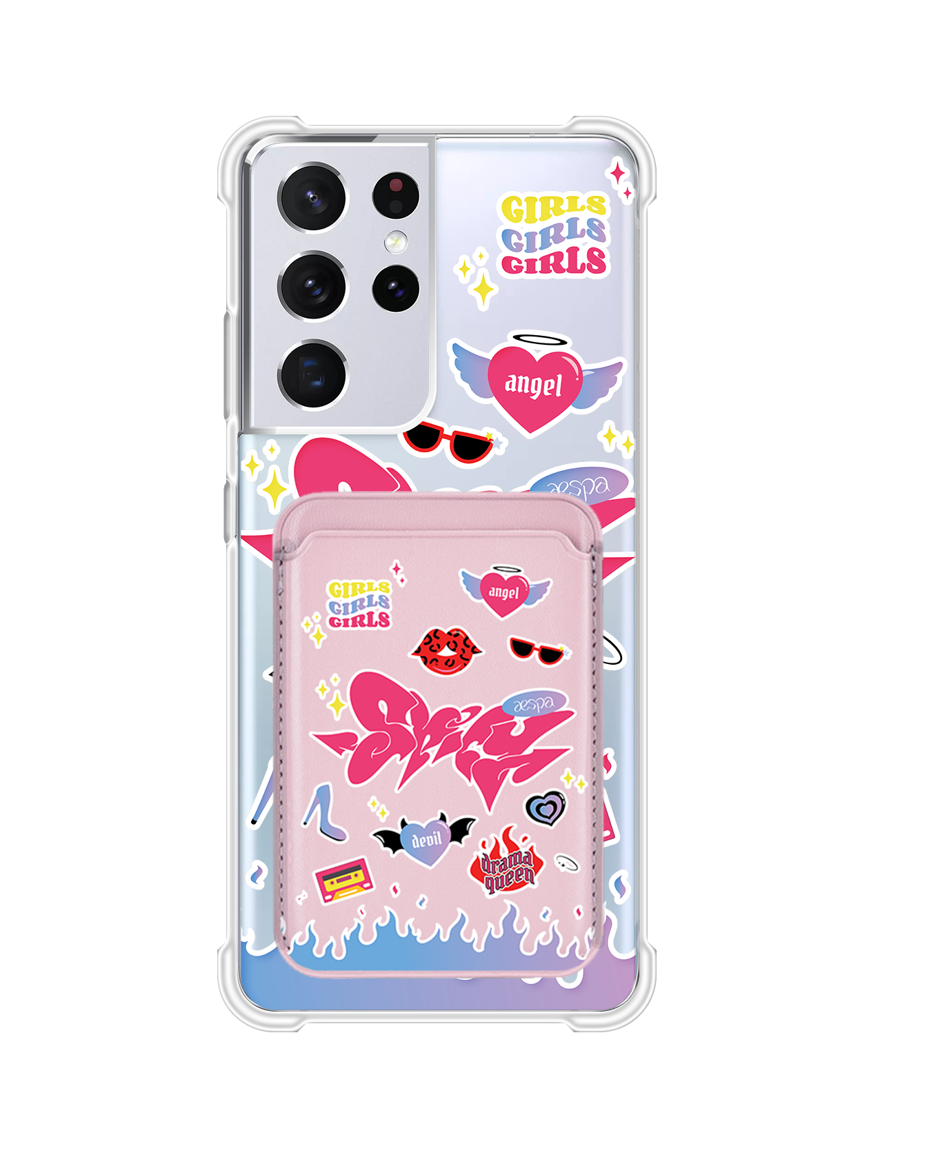 เคสกระเป๋าสตางค์แม่เหล็กสำหรับ Android - Aespa Spicy