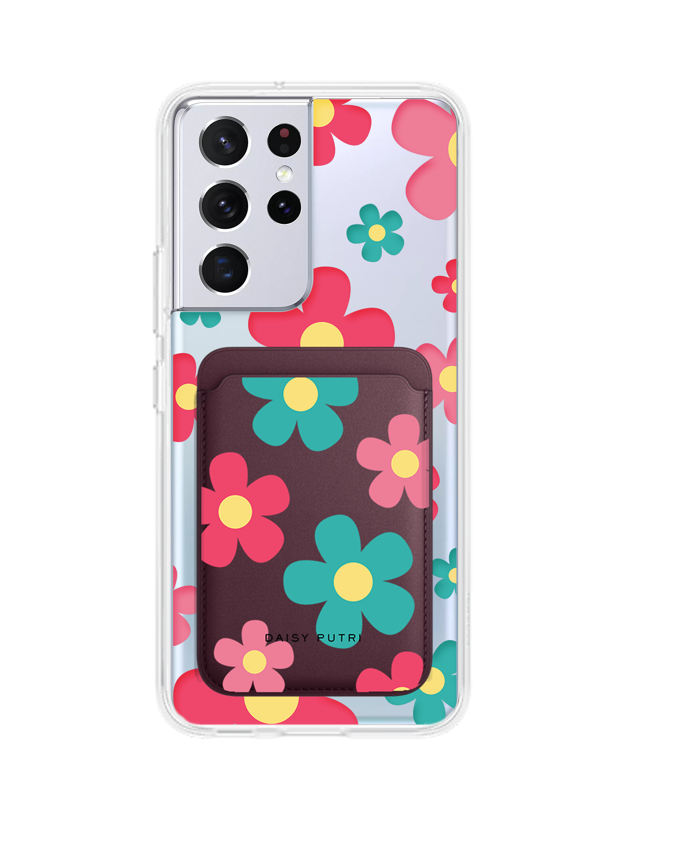 เคสกระเป๋าสตางค์แม่เหล็กสำหรับ Android - Daisy Delight 2.0