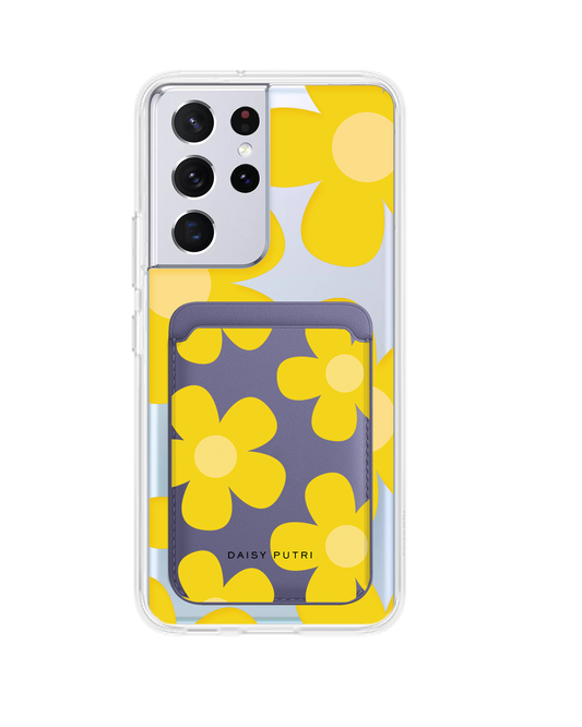 Android Magnetic Wallet Case - Daisy Sunshine