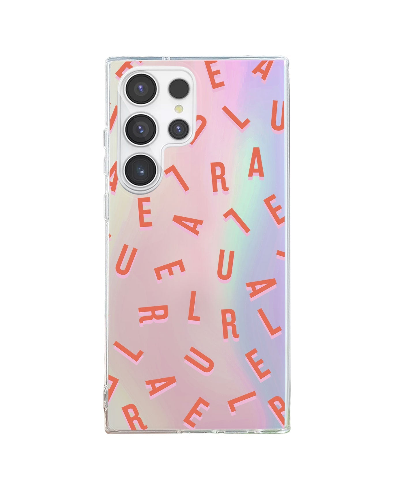 Android Rearguard Holo - โมโนแกรมที่กำหนดเอง 1.0 สี Coral