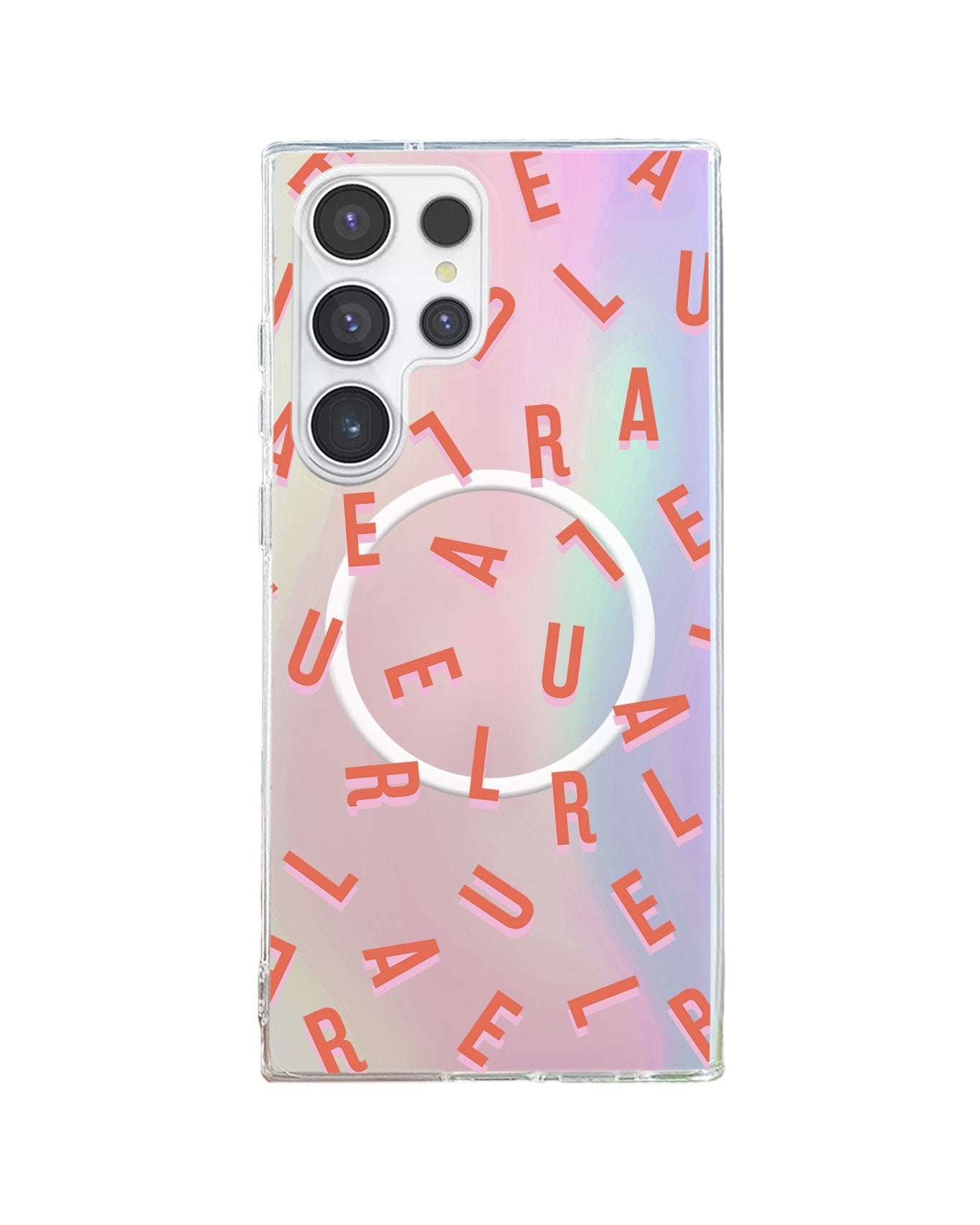 Android Rearguard Holo - โมโนแกรมที่กำหนดเอง 1.0 สี Coral