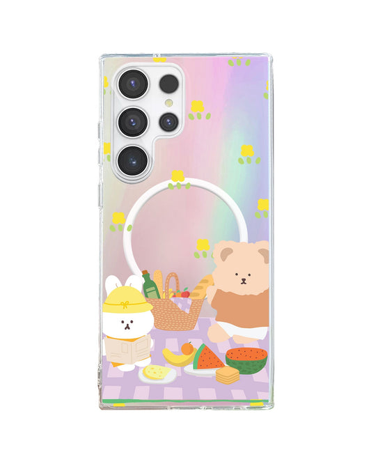 Android Rearguard Holo - Picnic Bear Lilac