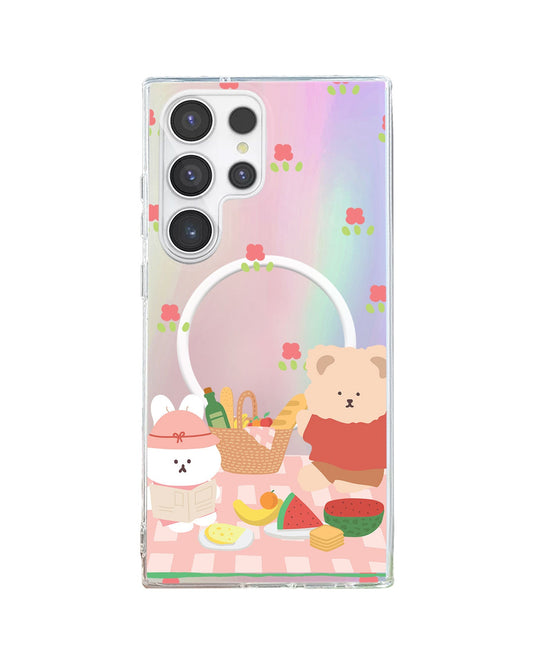 Android Rearguard Holo - Picnic Bear Pink